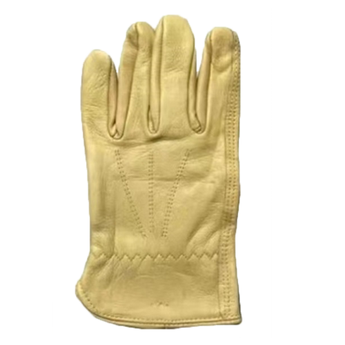 斗刀俠DD-1060頭層牛皮防水防油耐磨作業(yè)棉手套（雙）