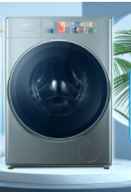 美的（Midea）洗衣機(jī)10公斤帶烘干 滾筒全自動(dòng) 洗烘一體 母嬰兒童內(nèi)衣除螨除菌變頻大容量以舊換新 MD100VT55DG-Y46B