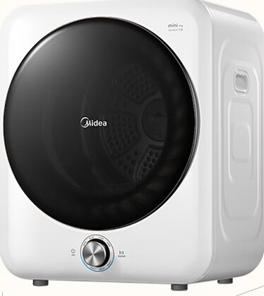 美的（Midea） 烘干機家用滾筒式干衣機小型烘衣機 衣物衣服過濾烘干高溫除螨直排式 MH40V10E 智能烘